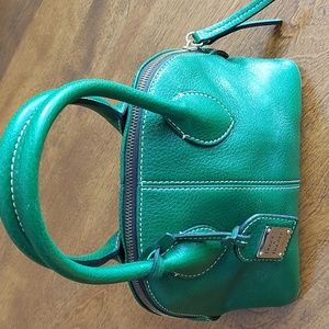 Dooney & Bourke Green Leather Mini Satchel